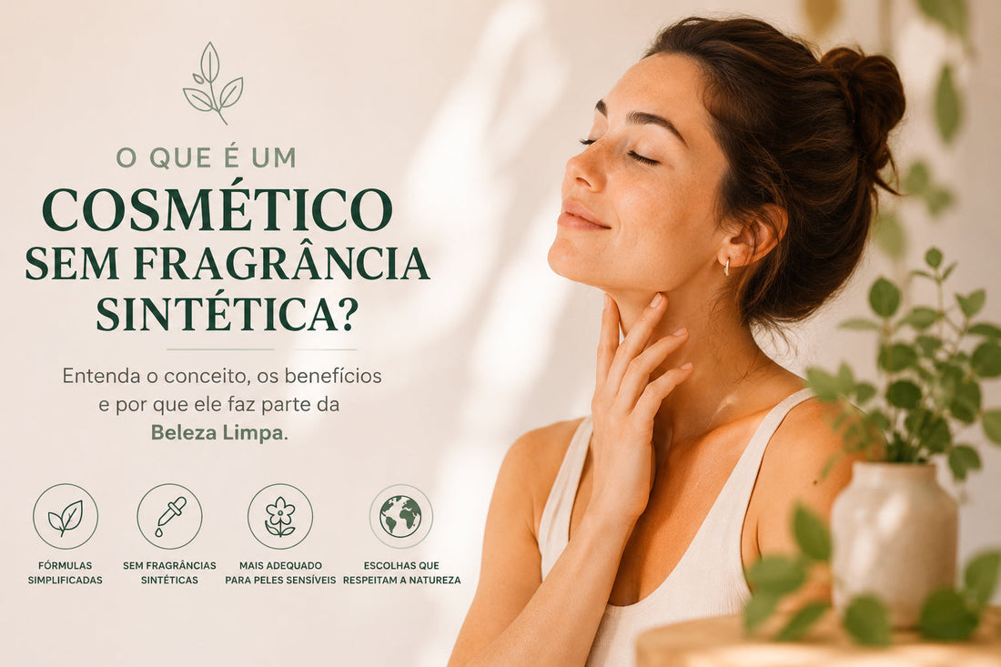 O que é um cosmético sem fragrância sintética?