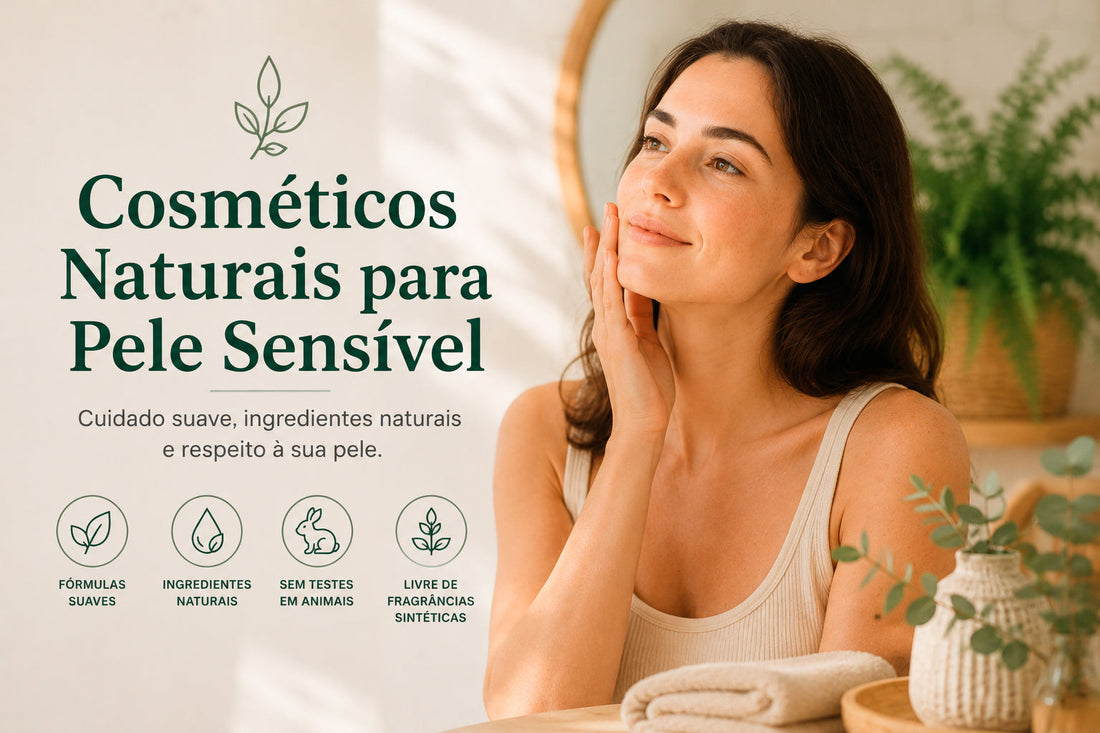 Cosméticos Naturais para Pele Sensível