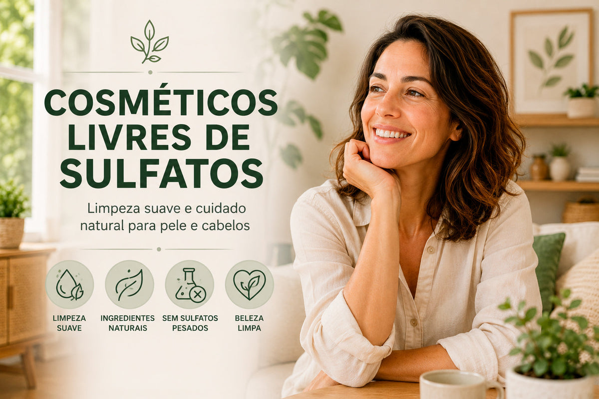 O que é um cosmético livre de sulfatos?