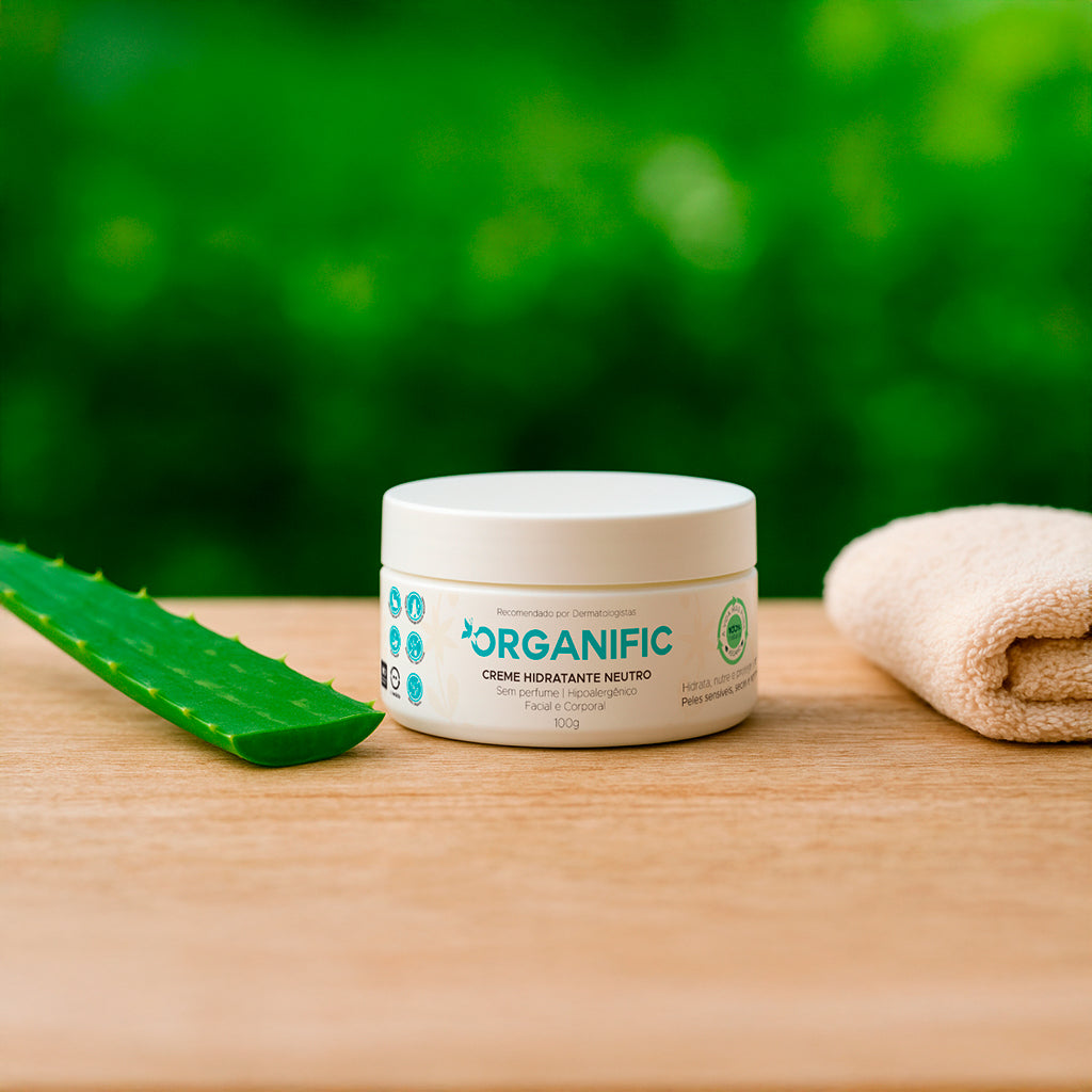 Creme hidrante neutro facial e corporal 100g - Organific