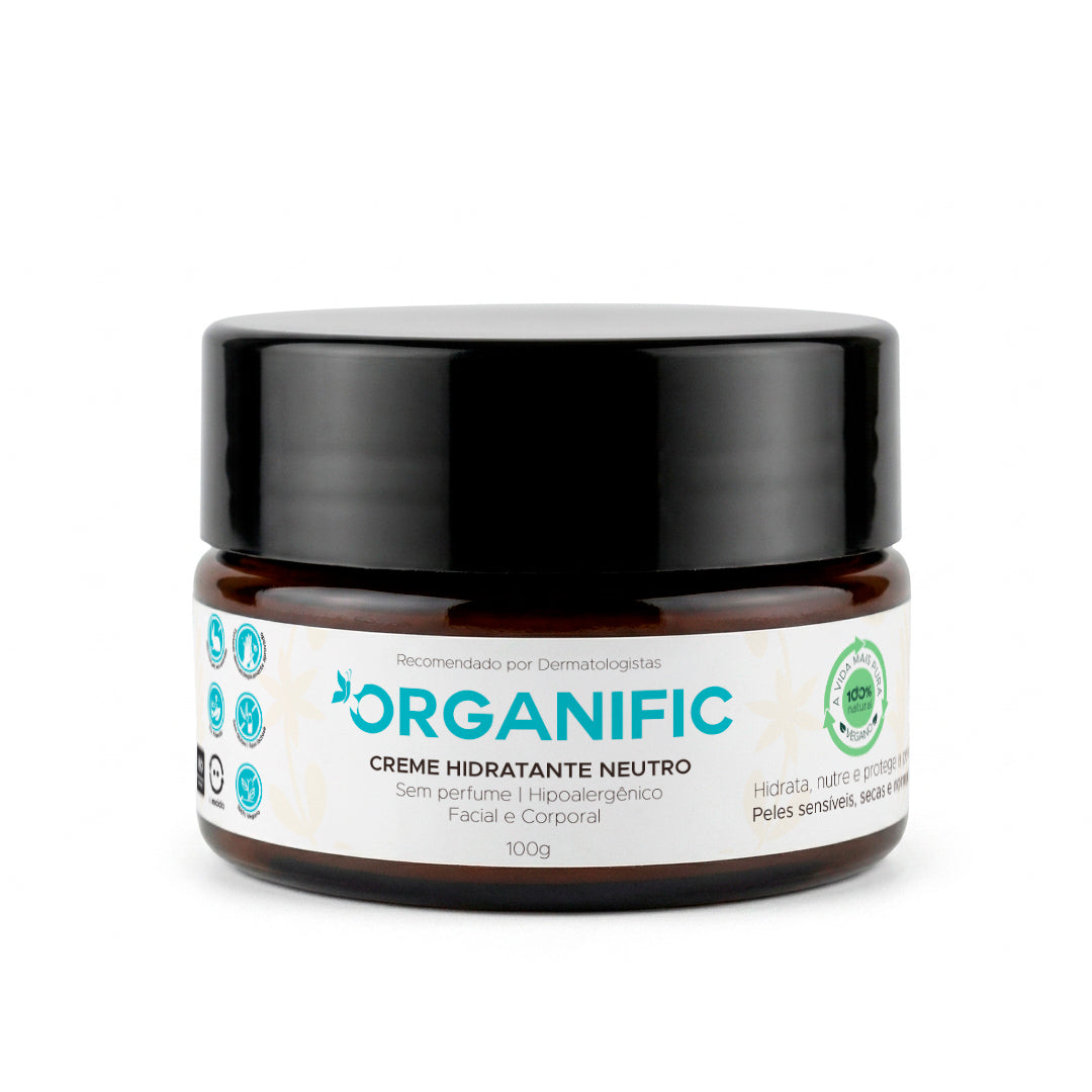 Creme hidrante neutro facial e corporal 100g - Organific