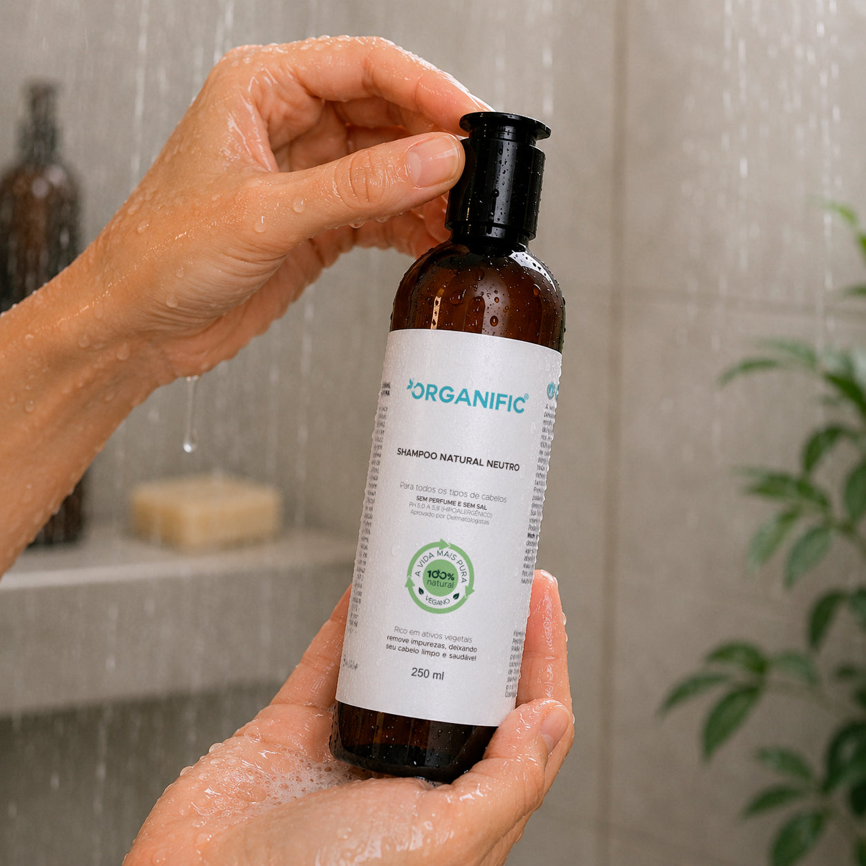 Shampoo natural neutro sem perfume 250ml - Organific