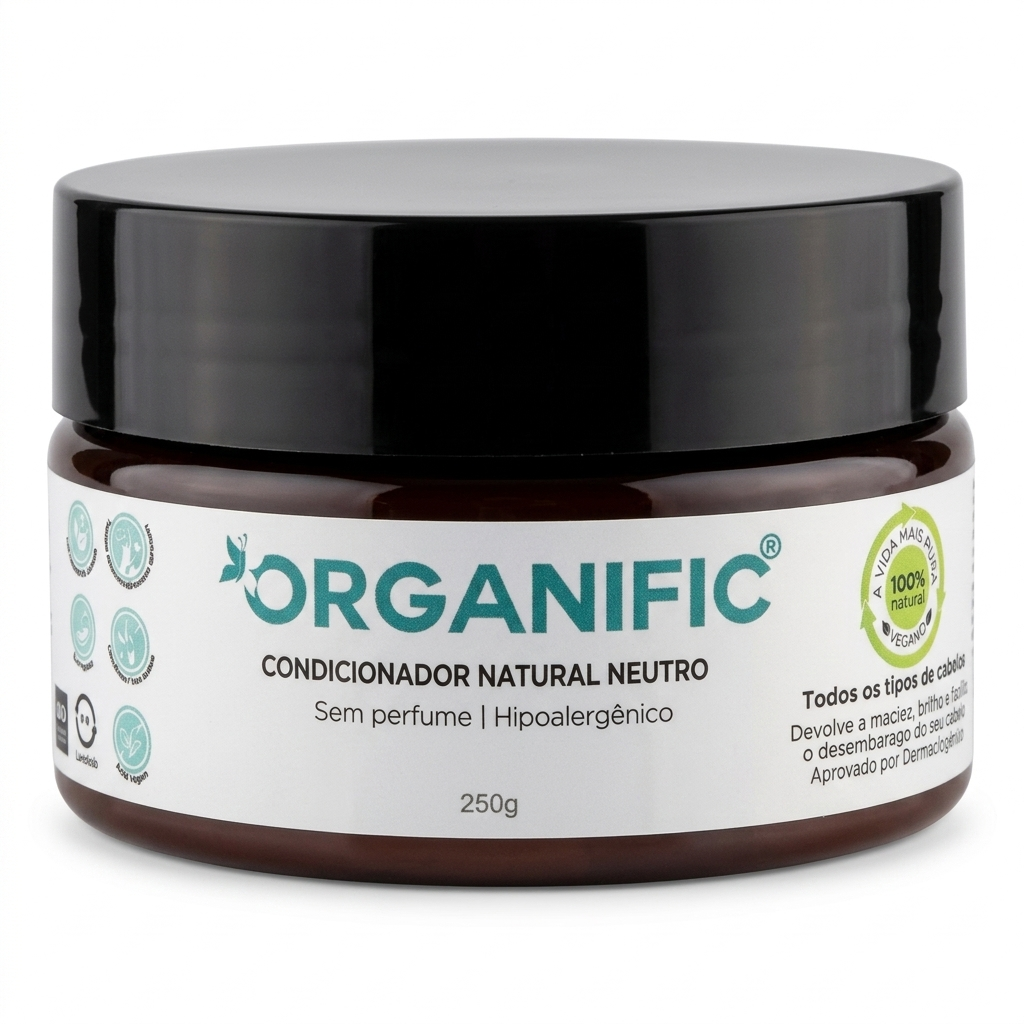 Condicionador natural neutro sem perfume 250g - Organific