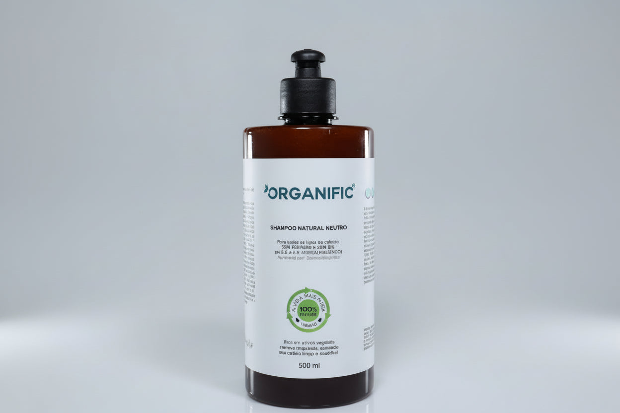 Shampoo natural neutro sem perfume 500g - Organific