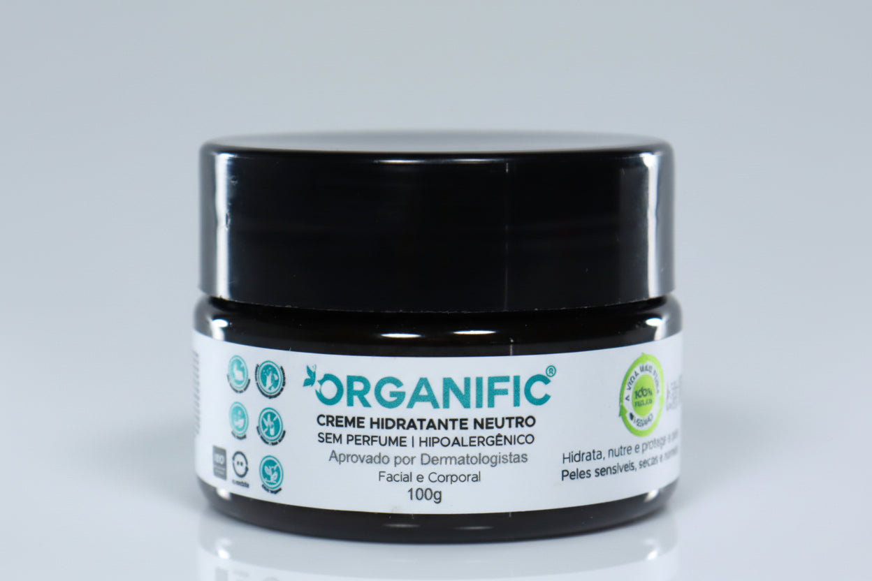 Creme hidrante neutro facial e corporal 100g - Organific