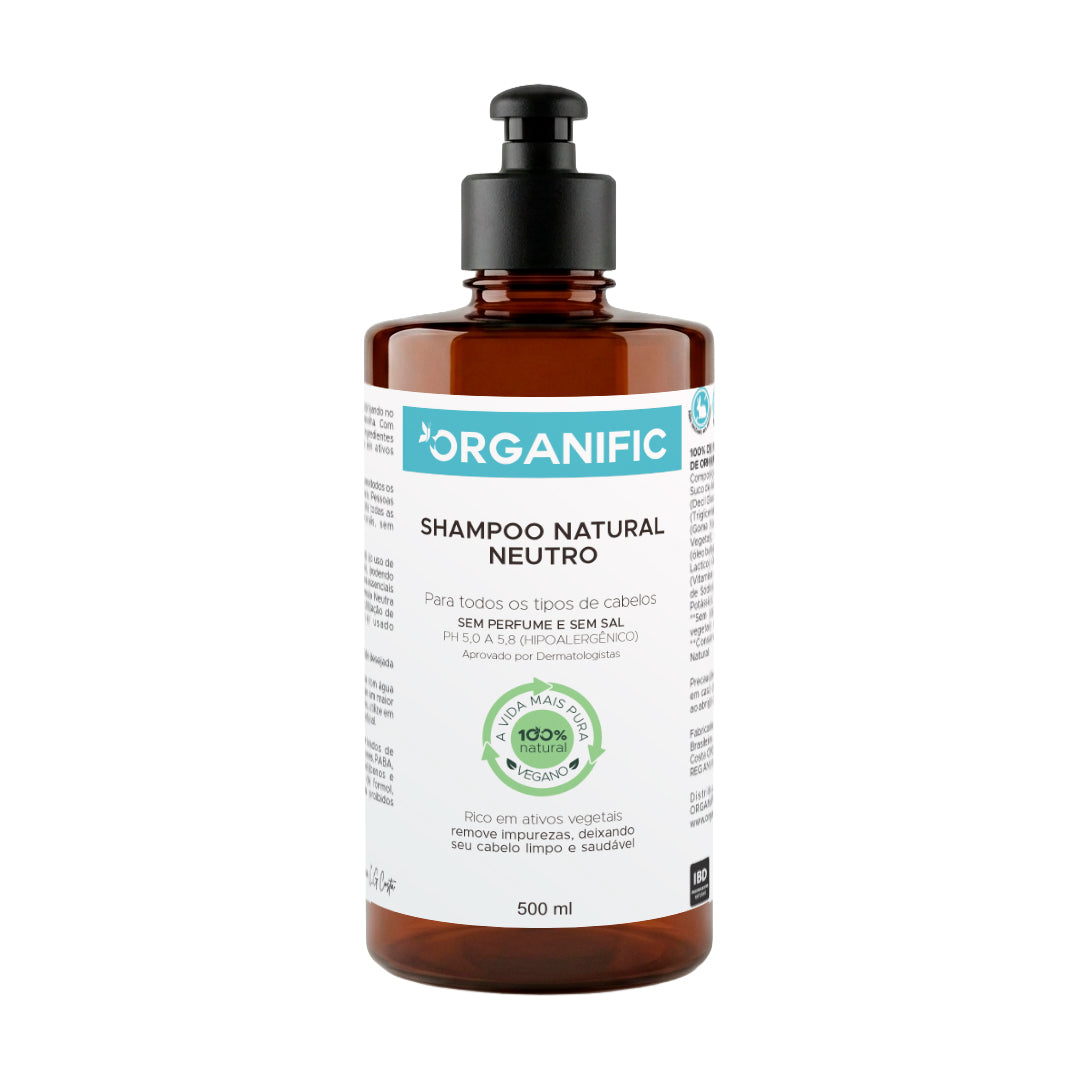 Kit Shampoo e Condicionador natural neutro sem perfume, vegano - Organific
