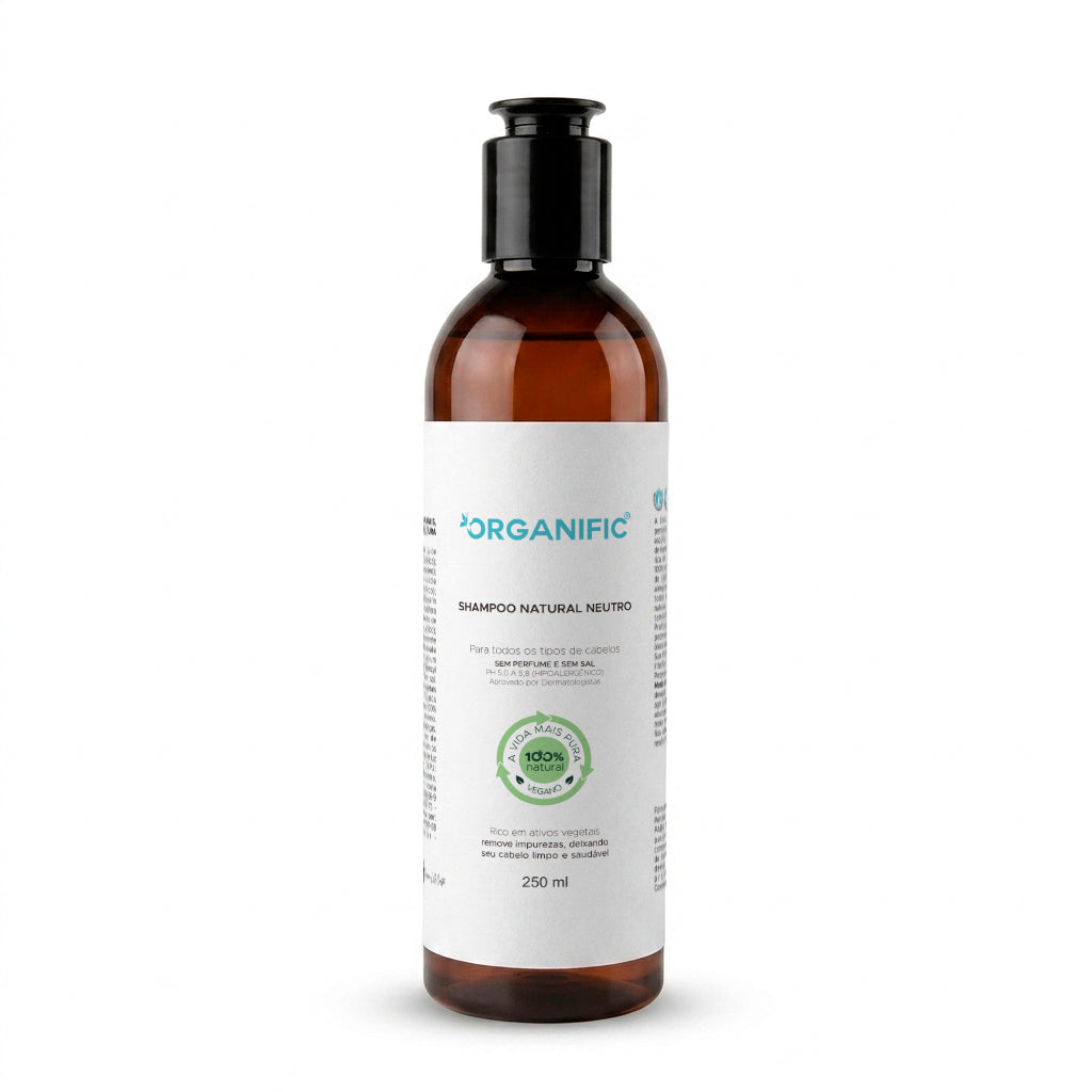 Kit Shampoo + Sabonete Líquido 250ml Natural Neutro Sem Perfume - Organific